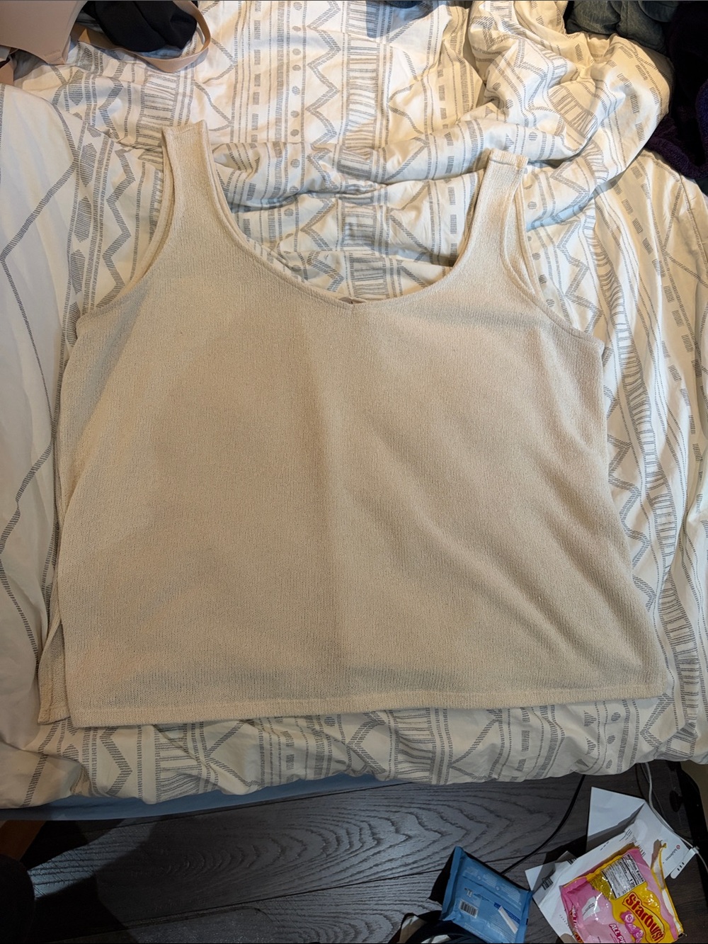 H&M Cream Tank Top